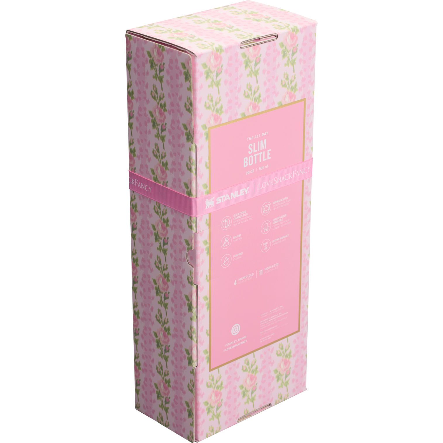 The Stanley x LoveShackFancy All Day Slim Bottle | 20 OZ (Vault)